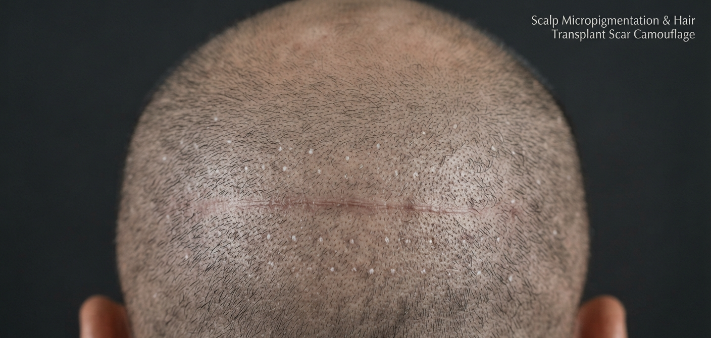 How Can Scalp Micropigmentation Hide Hair Transplant Scars
